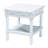 Acworth Baxton Studio Jeanne Vintage Traditional White Wood End Table