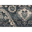 Geometric Area Rug in Teal Blue/Gray