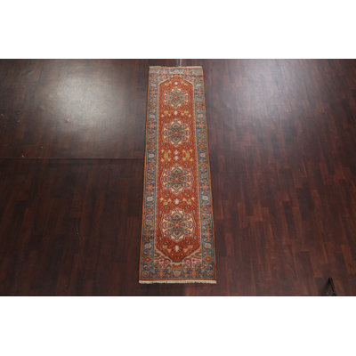 Handmade Wool Traditional  Oriental Runner Rug 3x10