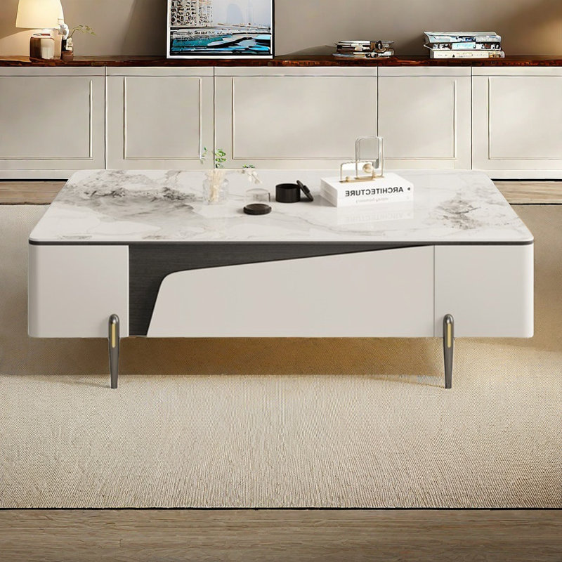 Very simple rock plate coffee table