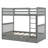 Bunk Bed With Ladder And Storage Drawers-859157499