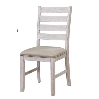 Casual Dining Room Side Chairs 2Pc Set Upholstered Seat Transitional Design Furniture