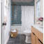 Farmhouse Ruffle Shower Curtain - White Fabric Bathroom Curtain With Waterfall Design, Double Layer For Privacy, Soft Polyester Material, Hand Sewn For Durability