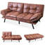 Canapé-lit futon pliable de 71 po, causeuse peu encombrante pour lit d'invité et salon-2125779552