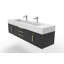 Ensemble de meuble-lavabo mural simple 72 po Nile-483649133-483649131-483649128