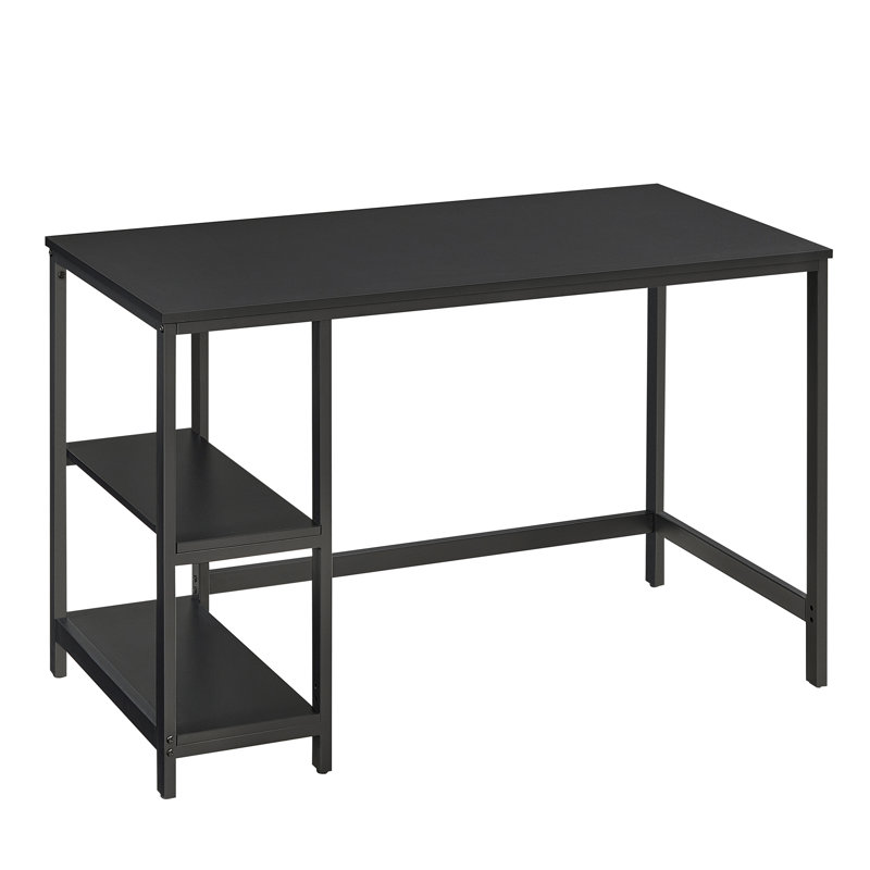 Vaillancourt Writing Desk, Black, 75cm H x 120cm W x 60cm D, Black
