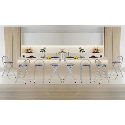 Contesa Counter Stool with Metal Frame