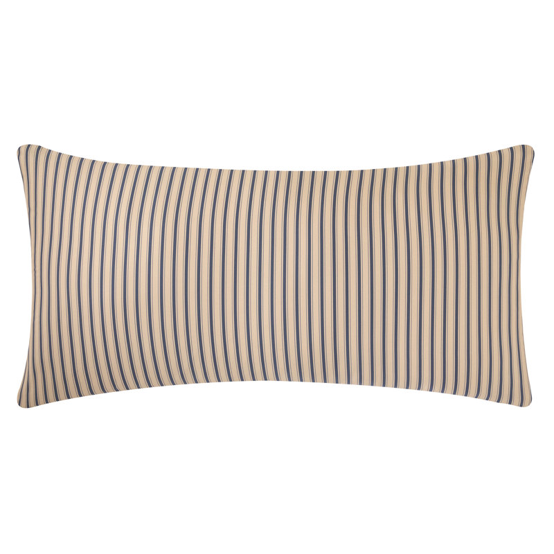 4 Continents marine blue on bronze ground King Pillowcase pair, King