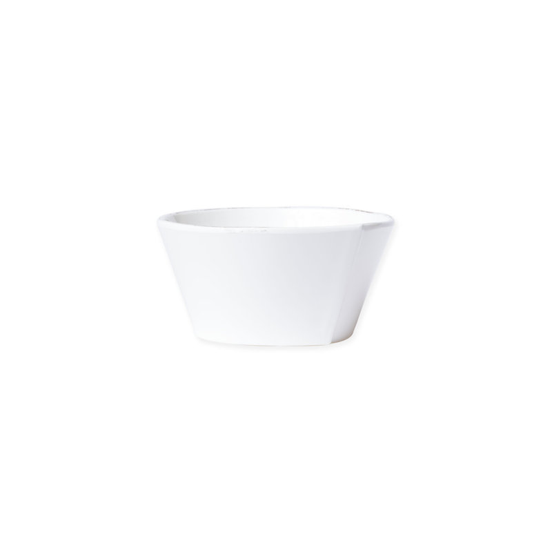 Melamine Lastra White Stacking Cereal Bowl