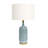 Executive Stainless Steel Table Lamp With Shade