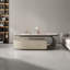 Table basse légère de luxe en forme de plaque ovale-4142315