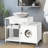 Versatile Bathroom Cat Litter Box Enclosure with Multiple Storage Options