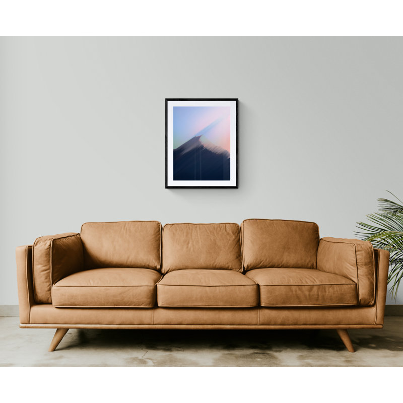 Mountain 01 Print by Gabriel Boyajian, Black Framed Paper, 31.2" H x 25.2" W