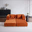 Canapé-lit convertible avec coussin cylindrique, canapé-lit pliant en velours côtelé avec structure de forme fixe, canapé-lit de salon pour chambre à coucher-133491746-133491749