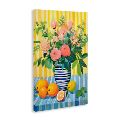 Toile à motif floral d'agrumes, design by Creative Studio
