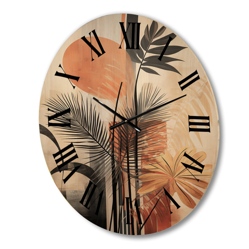 Horloge murale en bois massif Niam, Petit