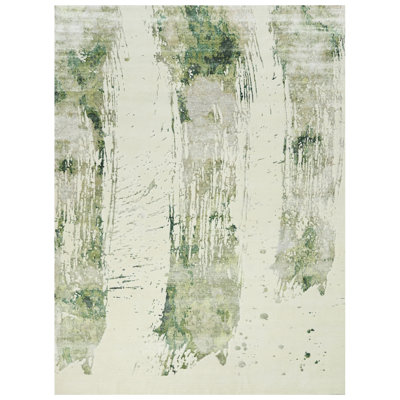 Hand Knotted Abstract Indoor Rug