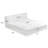 Innovative All-in-one Cooling Mattress With Motion Isolation & Non-slip Bottom (fiberglass-free)
