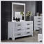 1 pièce commode seulement en faux marbre avec poignées de barre en métal et en bois d'ingénierie à queue d'aronde anglaise