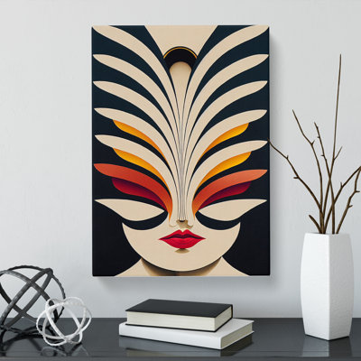 An Abstract Woman - Wrapped Canvas