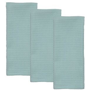 Set of 5 Assorted Stonewash Blue & White Everyday Dish Towel, 28