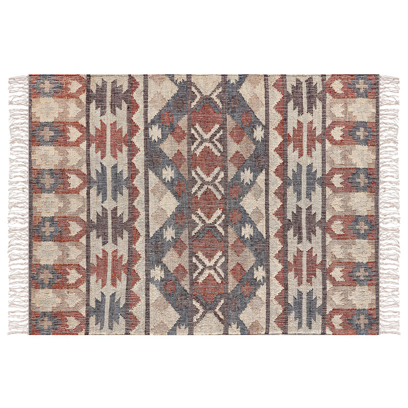 Larsen Southwestern Hand Woven Area Rug, Rectangle 80 x 150cm