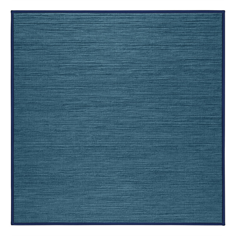 Tapis gris uni lavable à la machine, Carré 4 pi