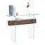 Charnelle 100cm Glass Console Table