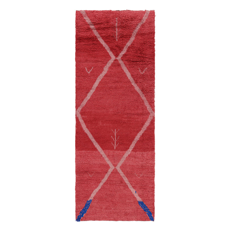 One-of-a-Kind 3'5”x9'4” Hand Knotted Area Rug