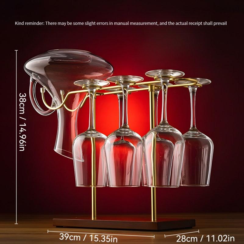 Ensemble de porte-bouteilles Light Luxury