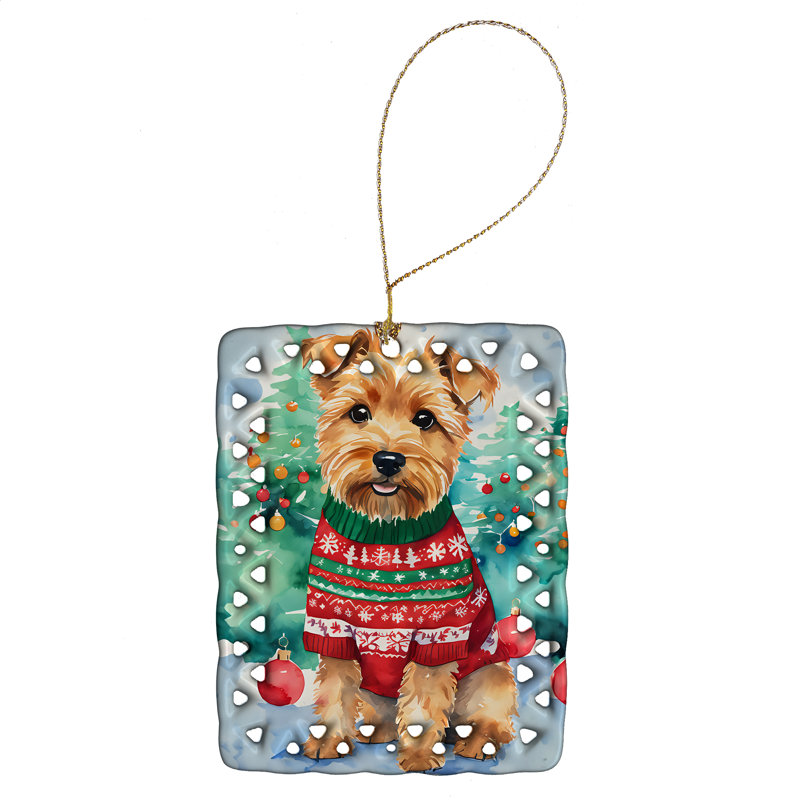 Ornement de Noël en porcelaine Norfolk Terrier, Norfolk Terrier 3537