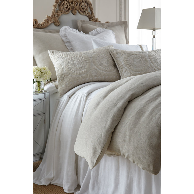Coverlet Set, Twin Coverlet + 1 Sham, White