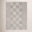 Rectangle Geometric Hand Tufted Wool Area Rug in Ivory/Gray-180834950