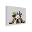 "Bulldog anglais et oiseaux" par Fab funky, reproduction d’art sur toile tendue-1672358334