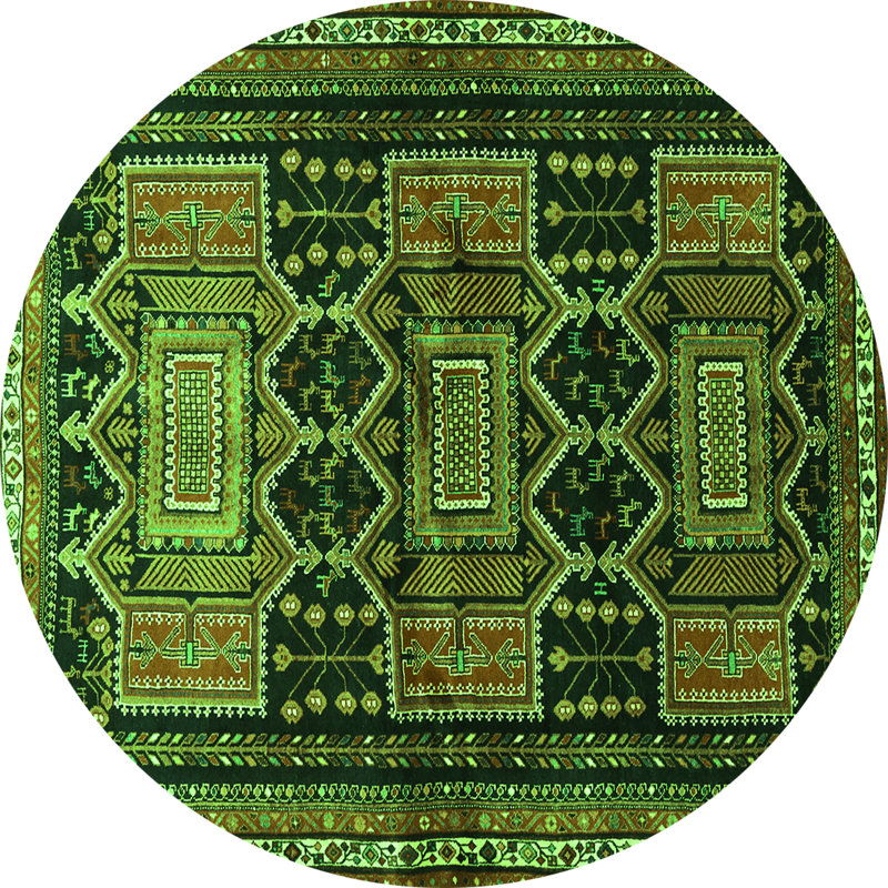 Performance Moroccan Indoor Rug, Round 7'
