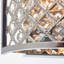 Augustine Steel Flush Mounted Sconce-29180677