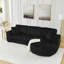 Canapé-lit modulaire rembourré en velours Corduroy-1233991449