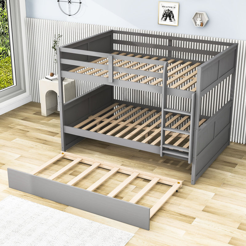 Lit pour enfant Cantero, gris