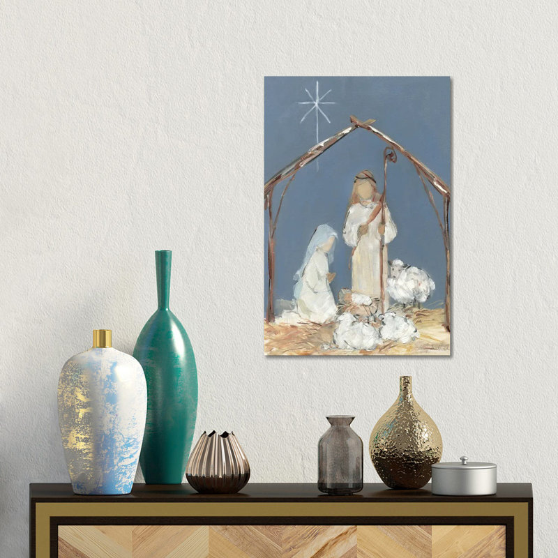 Twilight Nat Natic Prayer - reproduction d'art murale encadrée, Toile tendue, Ne s’applique pas, H 18 po x l 12 po
