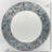 Zorigs Mosaic Mirror, Wall Art Décor – 24” Round Handcrafted Decorative Wall Mirror, Silver, Sky Blue, and Maple Brown Mosaic Tiles with Embedded Imperial Design