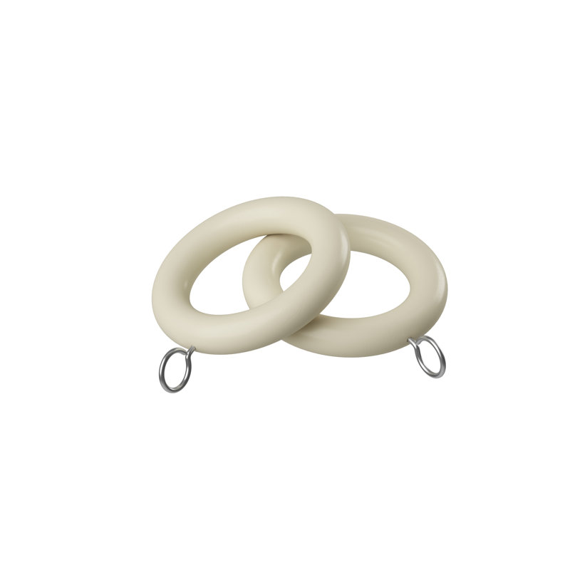 28Mm Woodland Ring Pk 4, Cream