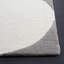 Tapis gris / noir / blanc en laine fabriqué à la main Felipe-70742654