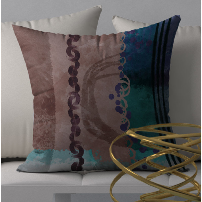 Housse de coussin carrée/insert, 18" x 18"