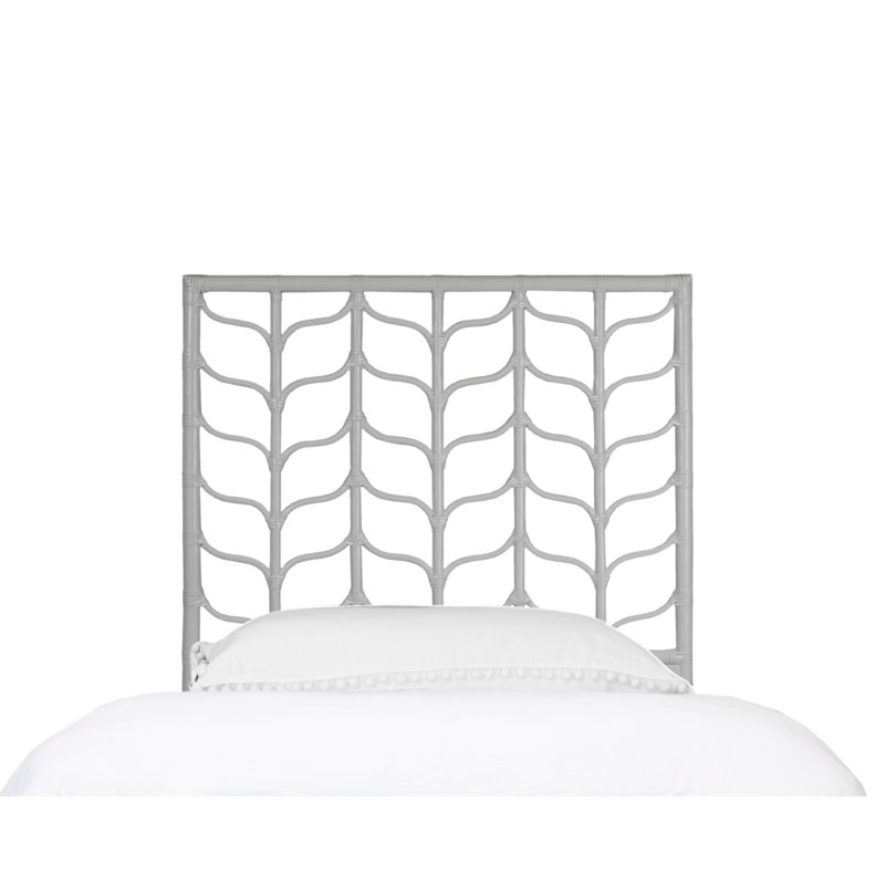 Ivy Open-Frame Headboard, Twin Extra Long, Pool Blue