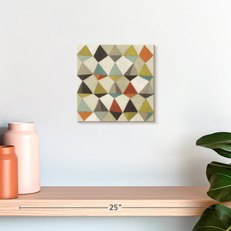 Motif ondulé II, H 10 po x l 10 po