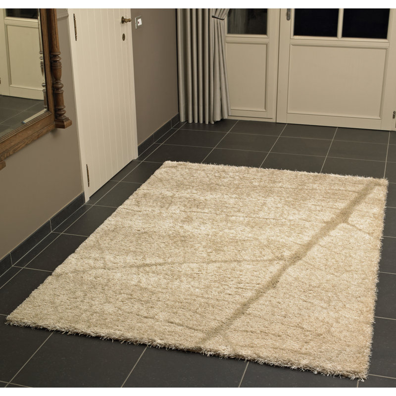 Tapis beige Chioma Twigsgy, Rectangle 7 pi 9,6 po x 11 pi 2 po