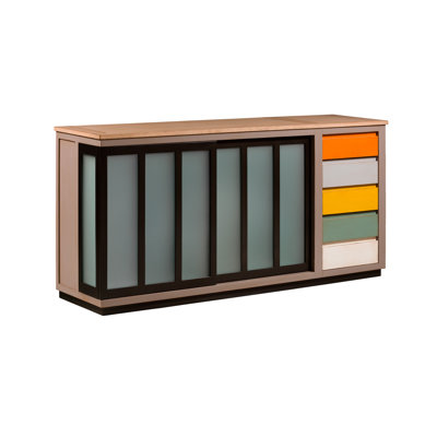 Symbiose 78.7'' W Solid Wood Credenza