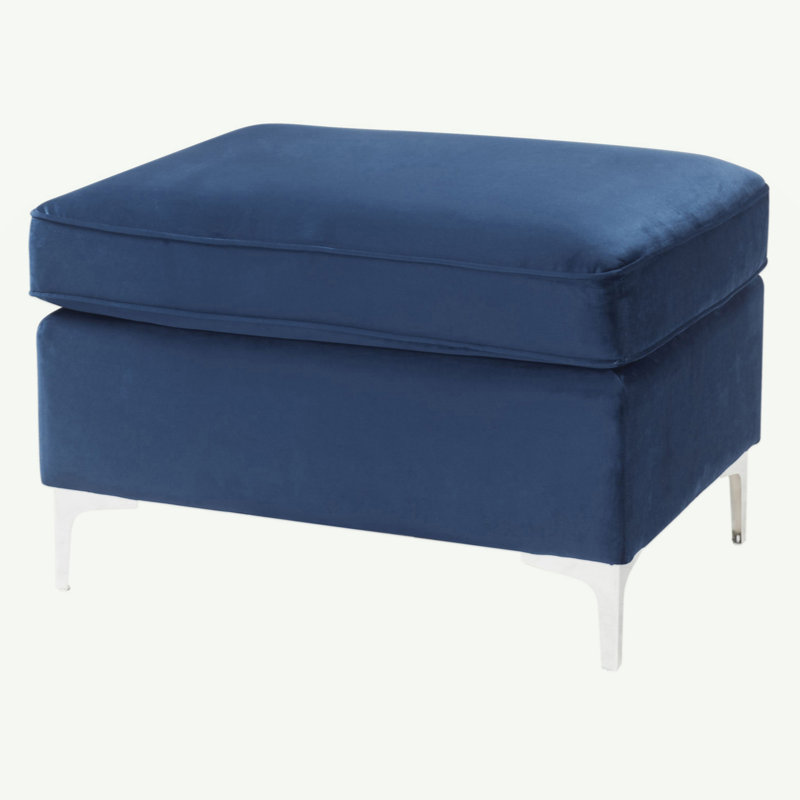 Repose-pieds Velvet, Velours bleu