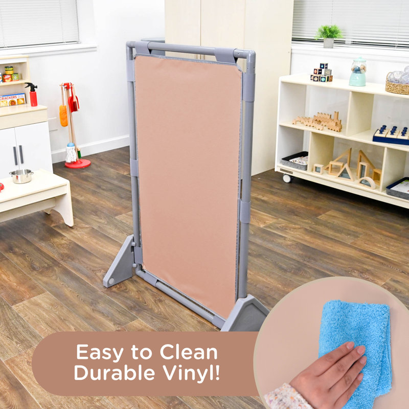 Rectangle Playpanel - With Feet, Clay
