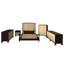 Luxury Elegant Cane (Queen) Bedroom Set
